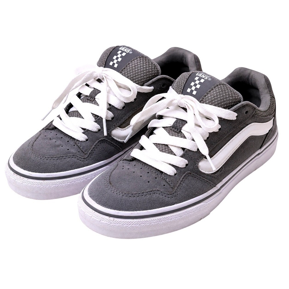 Vans Style 500714 Gray Suede Low Top Sneakers Lace Up Skate Casual Shoes